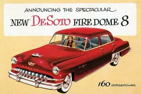 New DeSoto Firedome 8 - Art Print