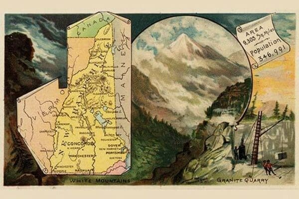 New Hampshire by Arbuckle Brothers - Art Print