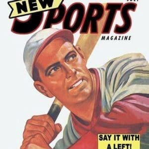 New Sports Magazine: Say it with a Left - Art Print