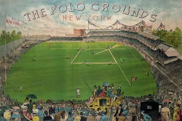 New York Polo Grounds by New York Litho - Art Print