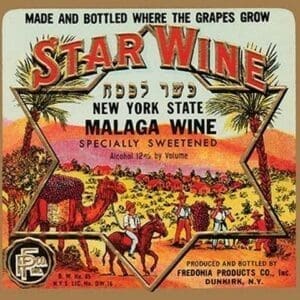 New York State Malaga Wine - Art Print