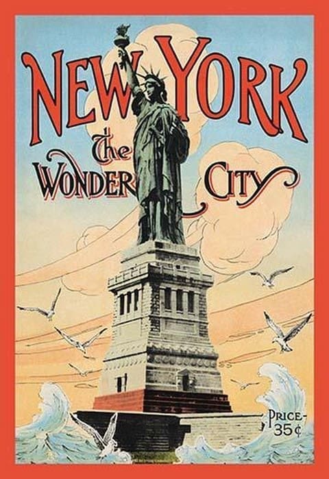 New York; The Wonder City by Irving Underhill - Art Print