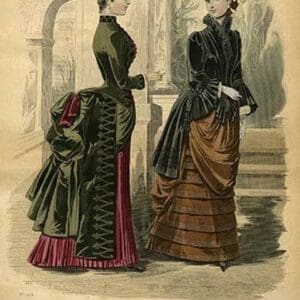 Newest French Fashions - 1884 by Warren 3 - Art Print