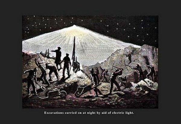 Night Excavations by John Howard Appleton - Art Print