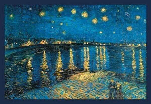 Night at the Rhone by Vincent van Gogh - Art Print