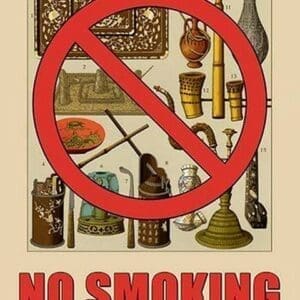 No Smoking by Wilbur Pierce #4 - Art Print