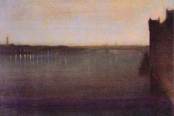Nocturne in gray and gold