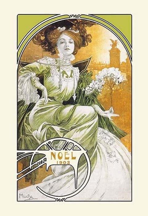 Noel 1903 by Alphonse Mucha - Art Print