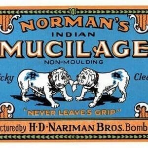 Norman's Indian Mucilage - Art Print