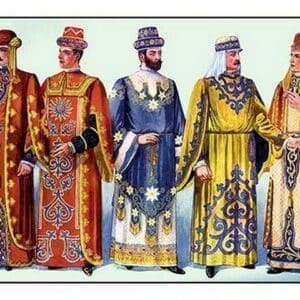 Odd Fellows: Men in Robes and Turbans - Art Print