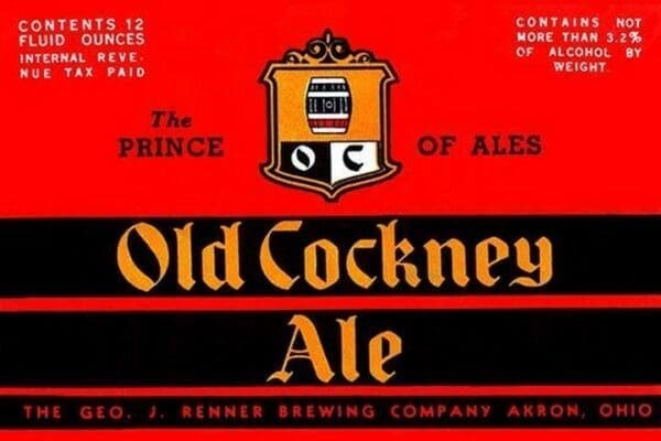 Old Cockney Ale - Art Print