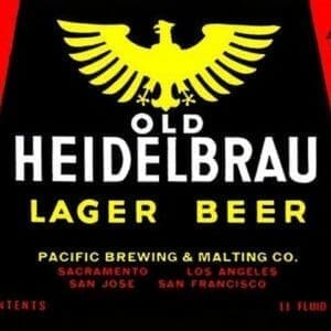 Old Heidelbrau Lager Beer - Art Print