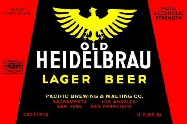 Old Heidelbrau Lager Beer - Art Print