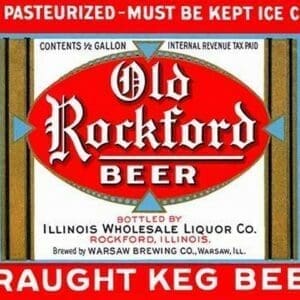 Old Rockford Beer - Art Print