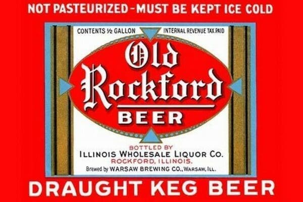 Old Rockford Beer - Art Print