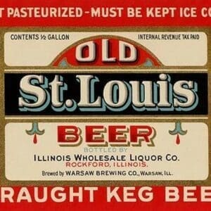 Old St. Louis Beer - Art Print