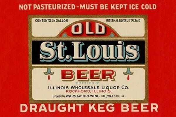 Old St. Louis Beer - Art Print