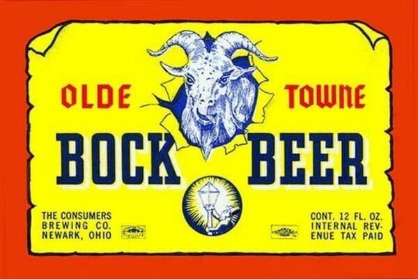 Olde Towne Bock Beer - Art Print