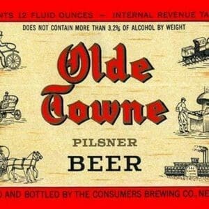 Olde Towne Pilsner Beer - Art Print