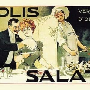 Olis Salat - Verges d'Oliva by E. Norlind - Art Print