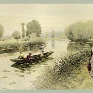 On the Avon Near Stratford by James Leon Williams - Art Print