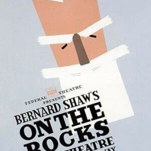 On the Rocks by Bernard Shaw by Ben Lassen - Art Print