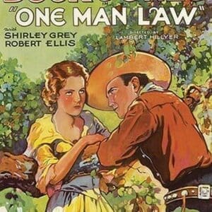 One man Law - Art Print