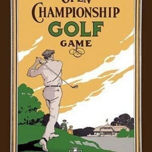 Open Championship Golf Game - Art Print