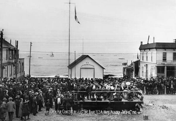 Opening Day Alaska Life Saving Station - Art Print