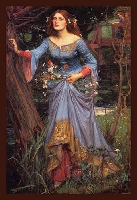 Ophelia by John William Waterhouse - Art Print