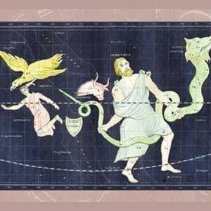 Ophiuchus and Serpens - Art Print