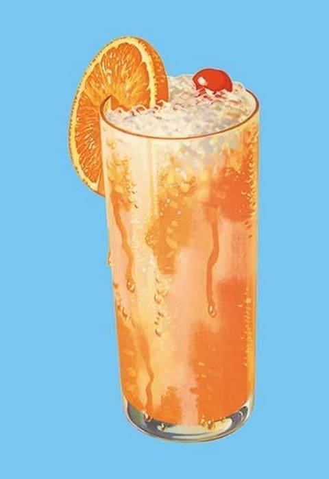 Orange Fizz - Art Print