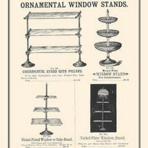 Ornamental Window Stands - Art Print