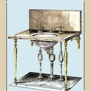 Ornate Marble Sink - Art Print