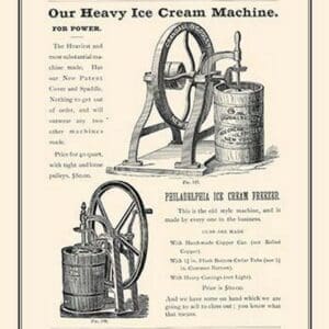 Our Heavy Ice Cream Machine - Art Print