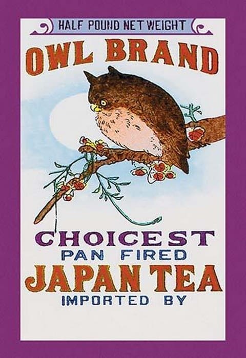 Owl Brand Tea #2 - Art Print