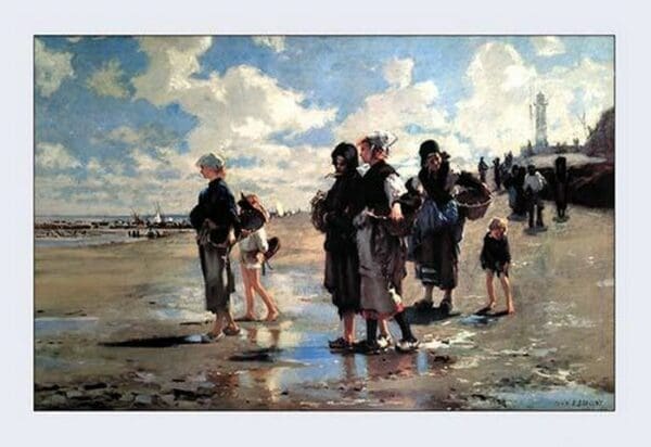 Oyster Gatherers of Cancale by John Singer Sargent - Art Print