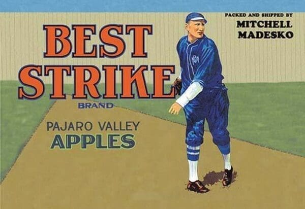 Pajaro Valley Apples: Best Strike Brand - Art Print