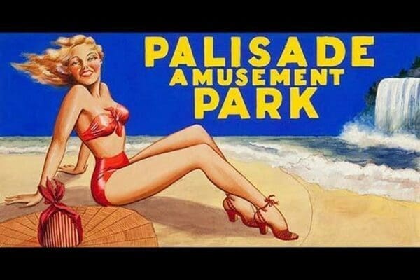 Palisade Amusement Park by Cardwell Higgins - Art Print