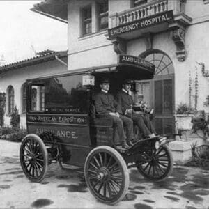 Pan-American Exposition Ambulance by C.D. Arnold - Art Print