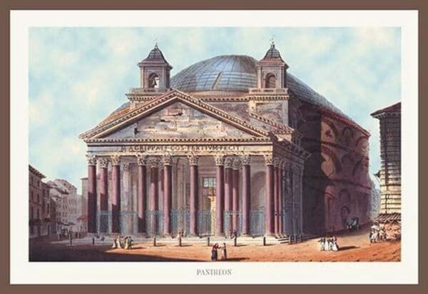 Pantheon by M. DuBourg - Art Print