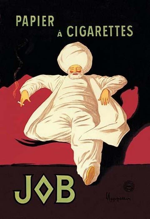 Papier A Cigarettes - Job by Leonetto Cappiello - Art Print