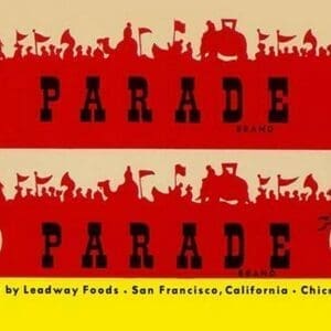 Parade Broom Label - Art Print