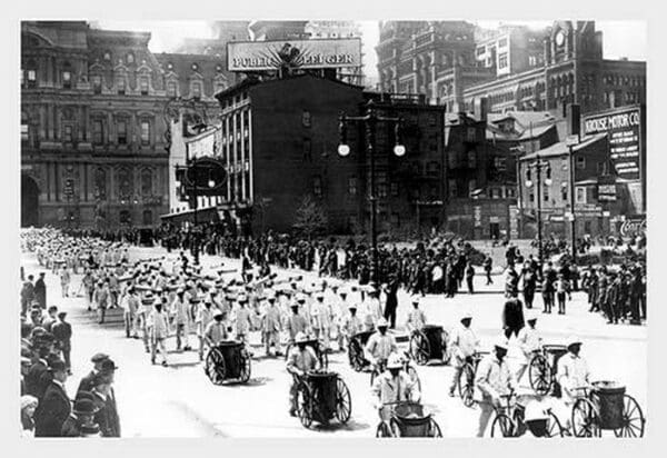 Parade Near City Hall