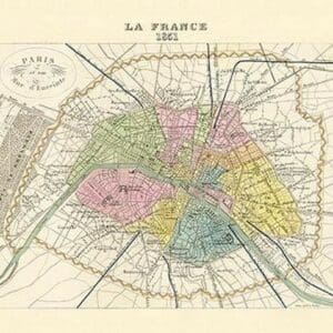 Paris - Capitale de la France by Par M. Vuillemin - Art Print