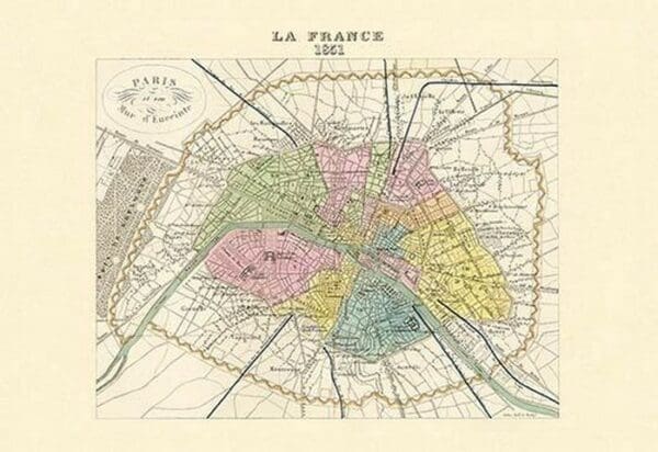 Paris - Capitale de la France by Par M. Vuillemin - Art Print