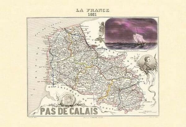 Pas de Calais by Par M. Vuillemin - Art Print