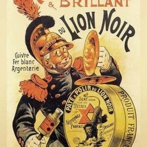 Pate Polir Brillant du Lion Noir - Art Print