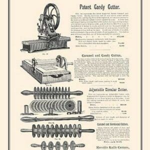 Patent Candy Cutter - Art Print