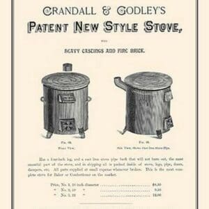 Patent New Style Stove - Art Print